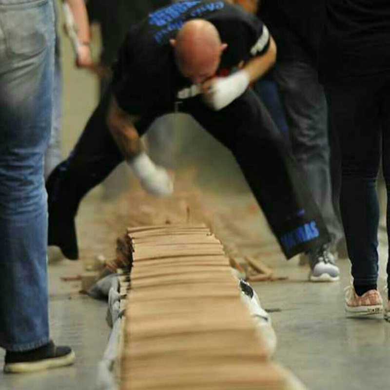 Chris Byrd Tile Breaking